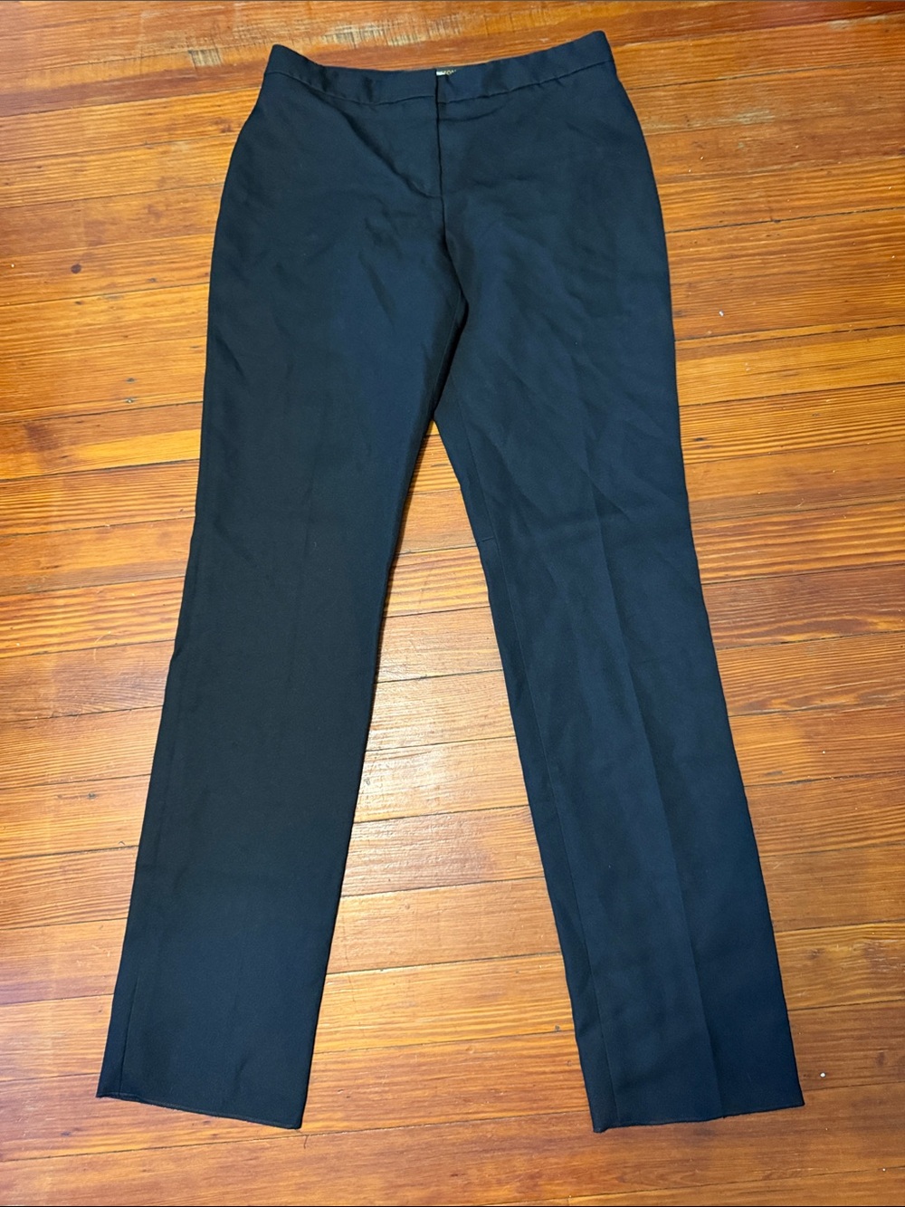 Authentic Louis Vuitton Black Straight-Leg Trousers size 40
